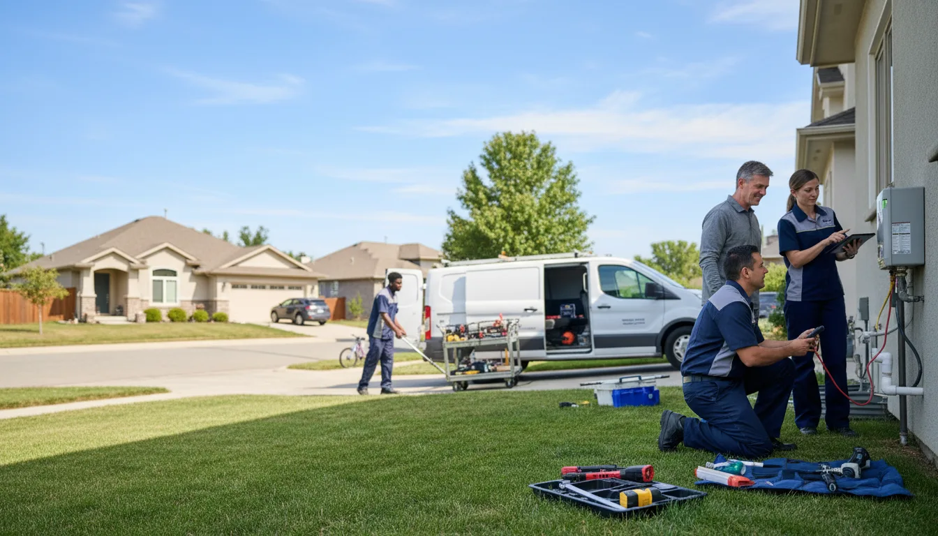 Tankless water heater service in Flynn, TX